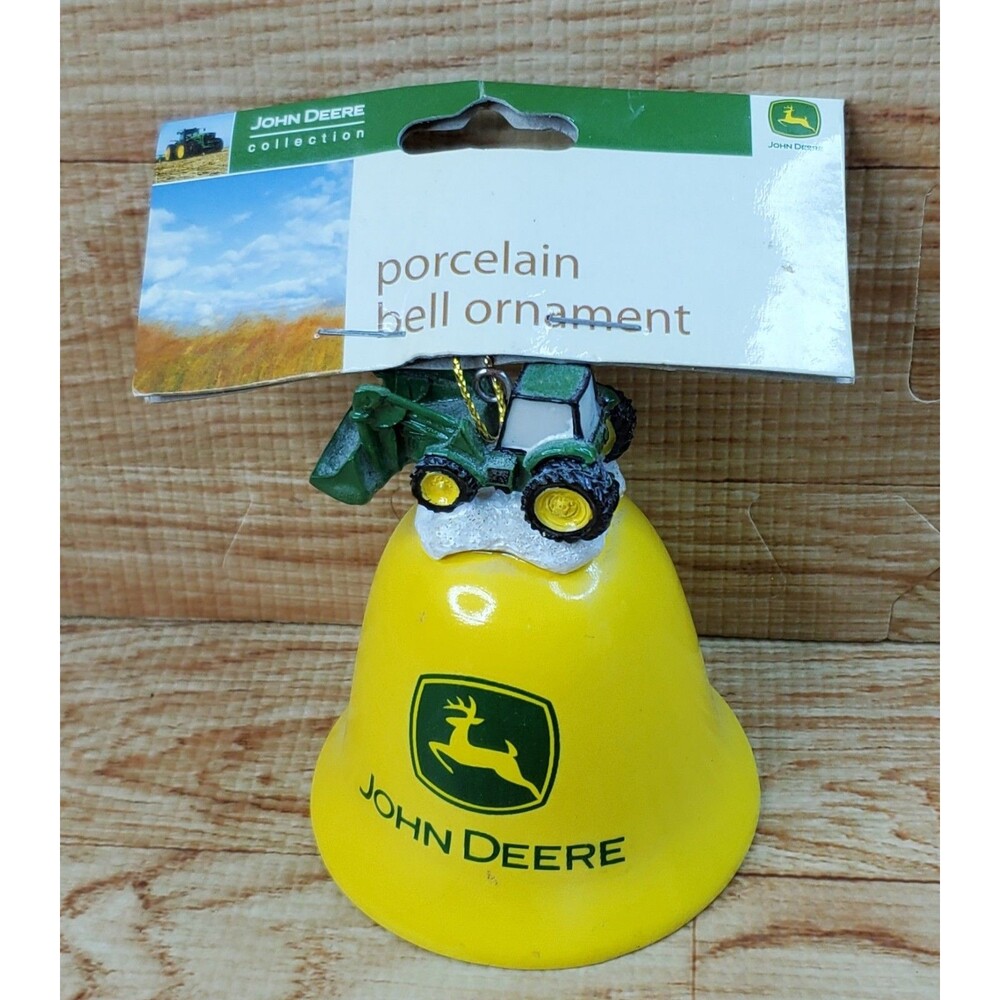 John Deere Collection Porcelain Bell 3" Ornament